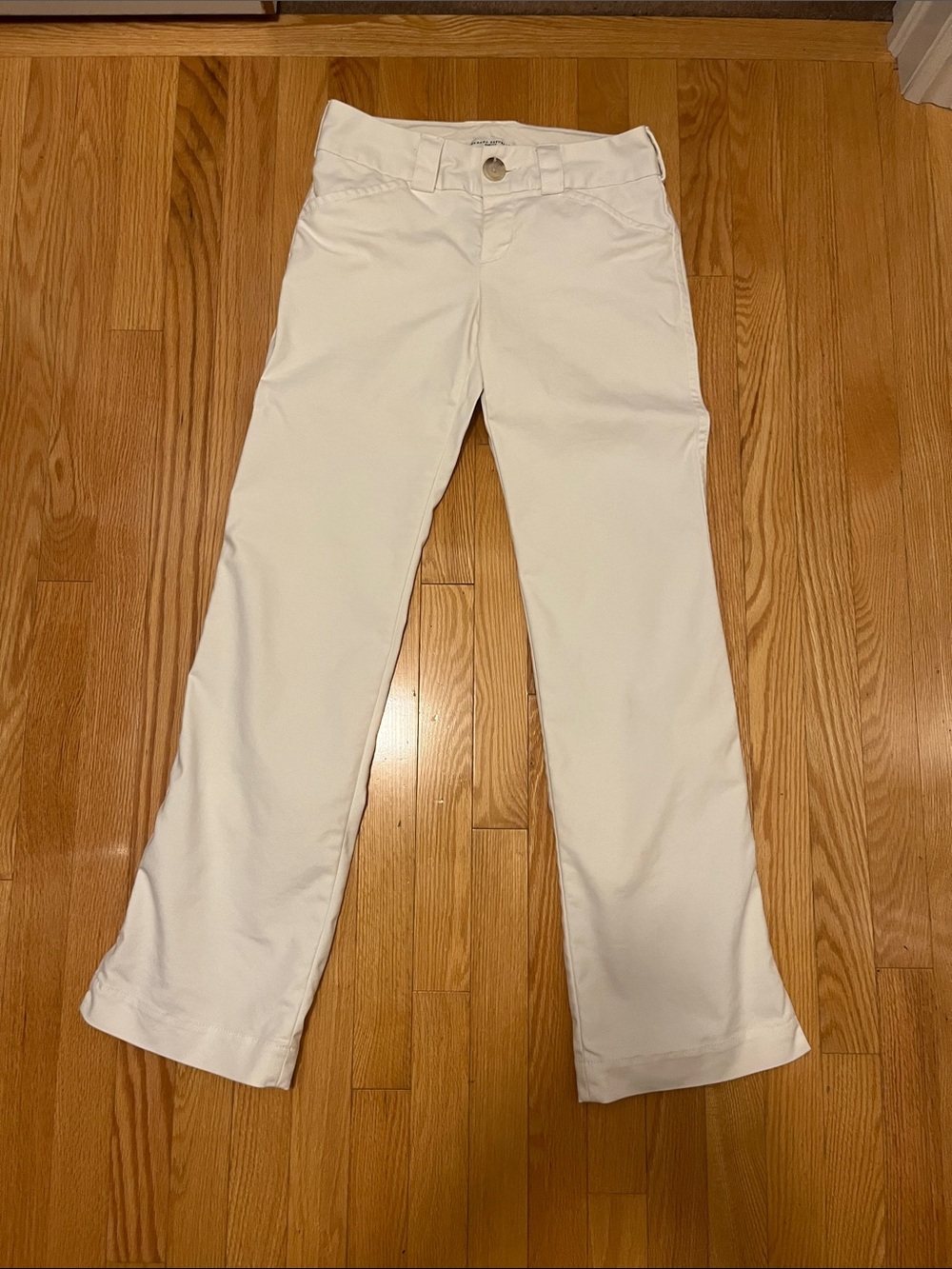 Banana Republic White Wide-Leg Jeans